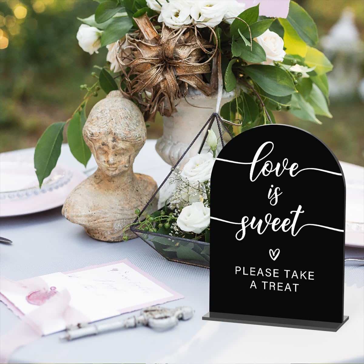 Acrylic Wedding Sign Love is Sweet Sign for Wedding Wedding Signs for Ceremony Modern Calligraphy