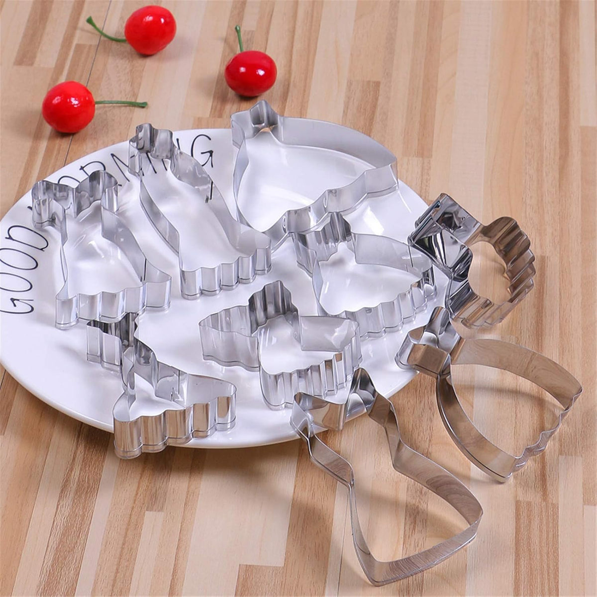 Mini Dress Cookie Cutter Set of 9 pcs, Stainless Steel Mini ONE-BITE SIZE Wedding Dress Shaped