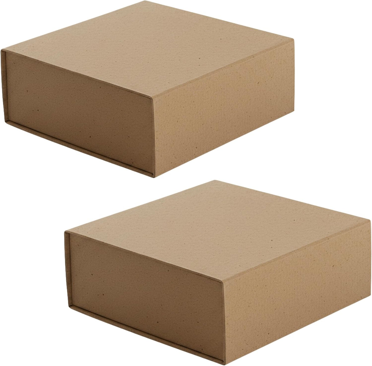 CECOBOX - Gift Boxes with Lids for Presents 6"x6"x2.75" - Matte, Collapsible Magnetic Closure Gift