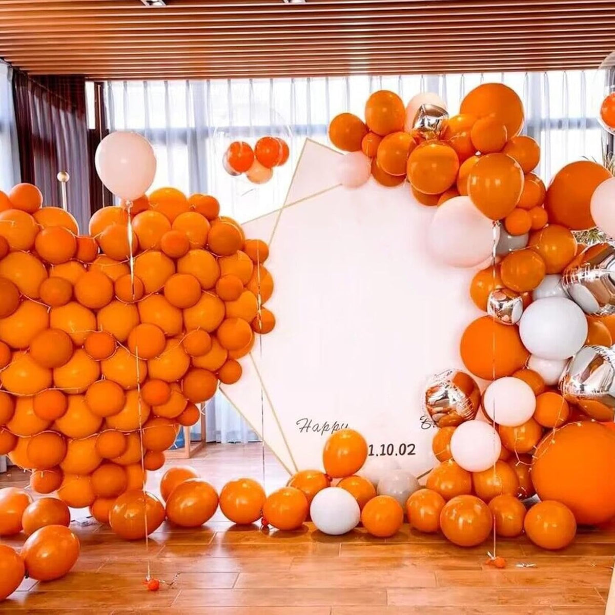 412pcs Orange Balloons 18 12 10 5 Inch Orange Balloon Garland Arch Kit Different Sizes Matte Latex