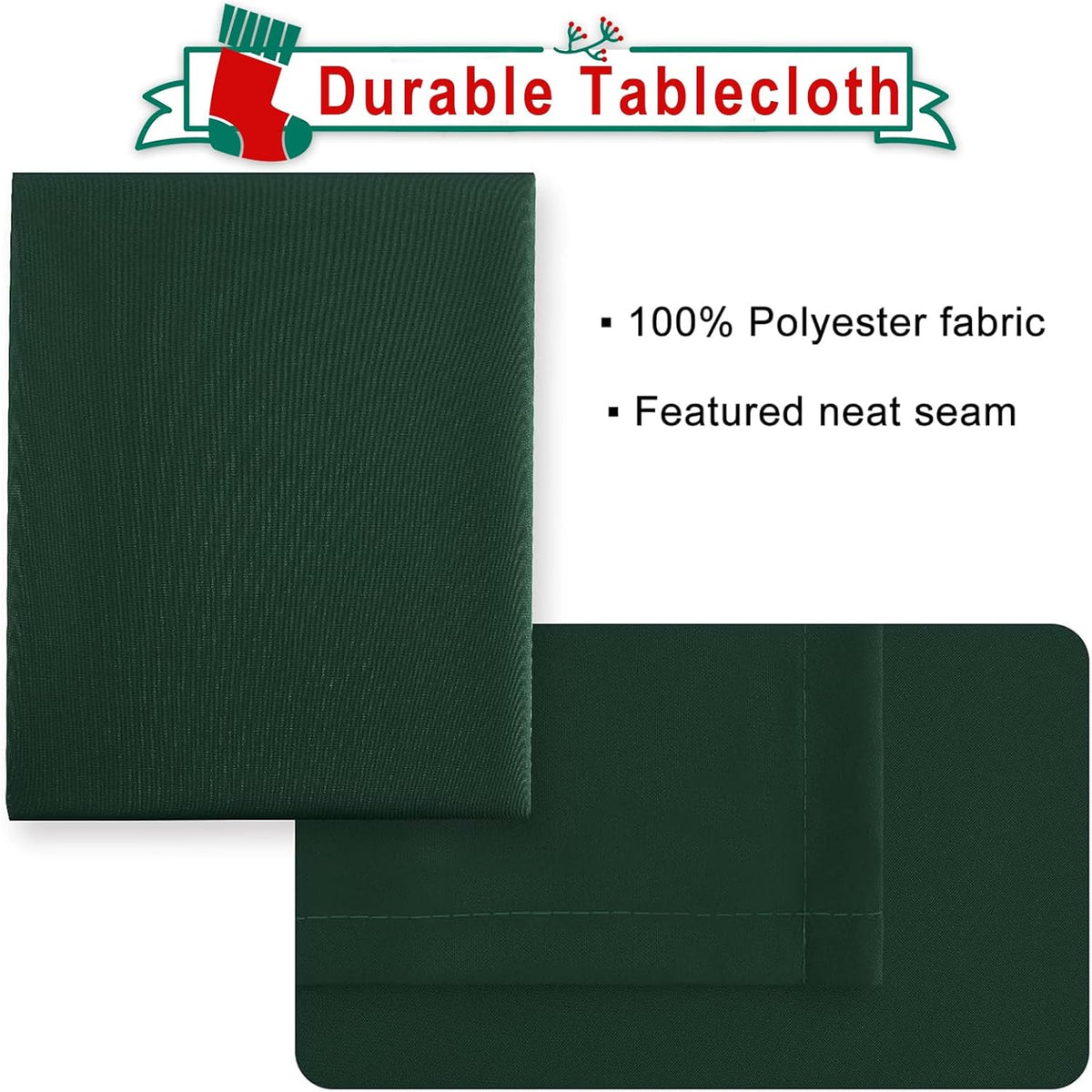 Hiasan Tablecloth for Rectangle Tables -Waterproof Spillproof & Wrinkle Resistant Washable
