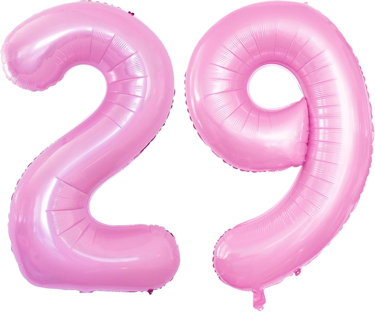 GOER Number 29 Balloons for 29th Birthday Party Decorations,42 Inch Jumbo Foil Helium 92 Balloons
