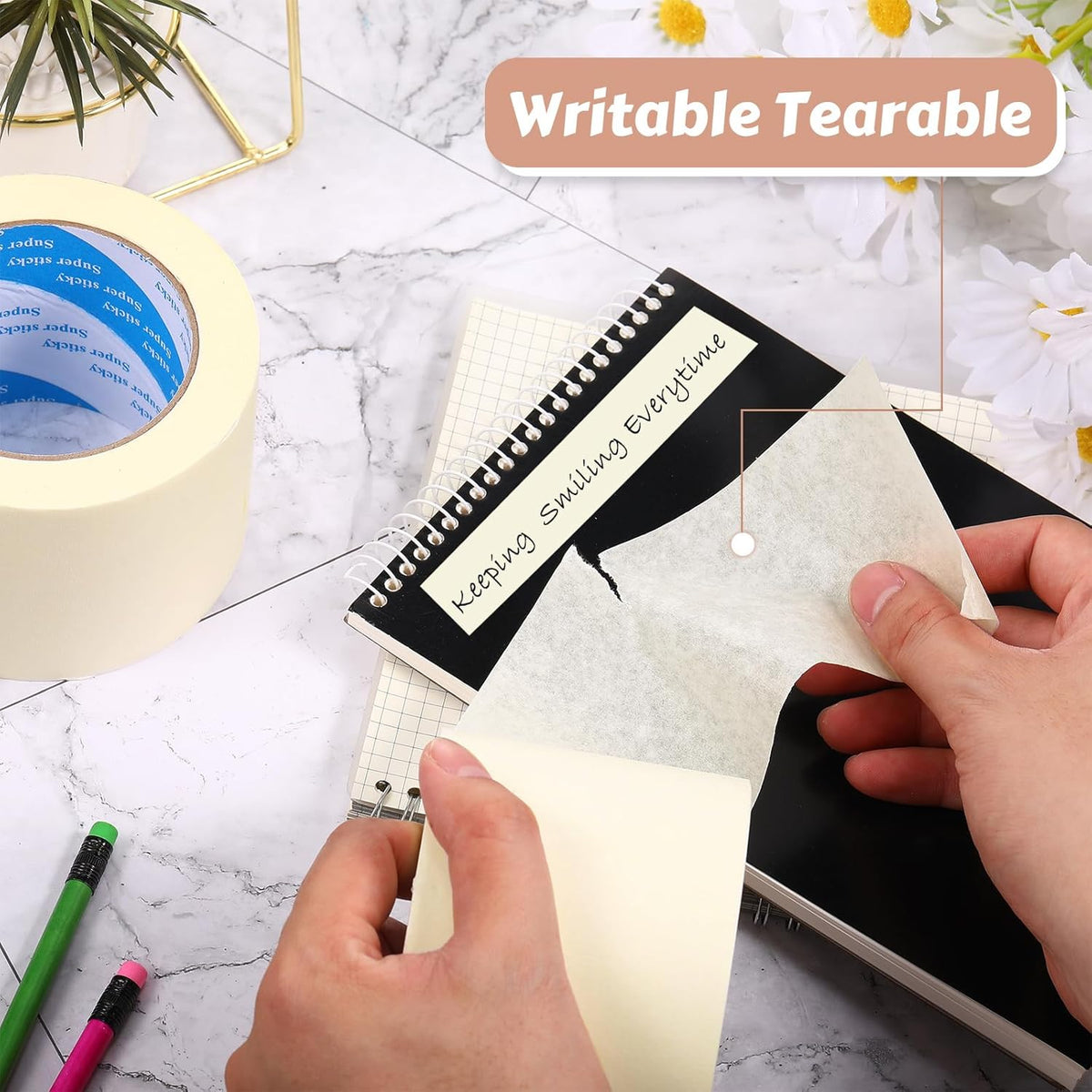 Masking Tape Bulk General Purpose Masking Painting Tape 55 Yards for Painting Home Office School