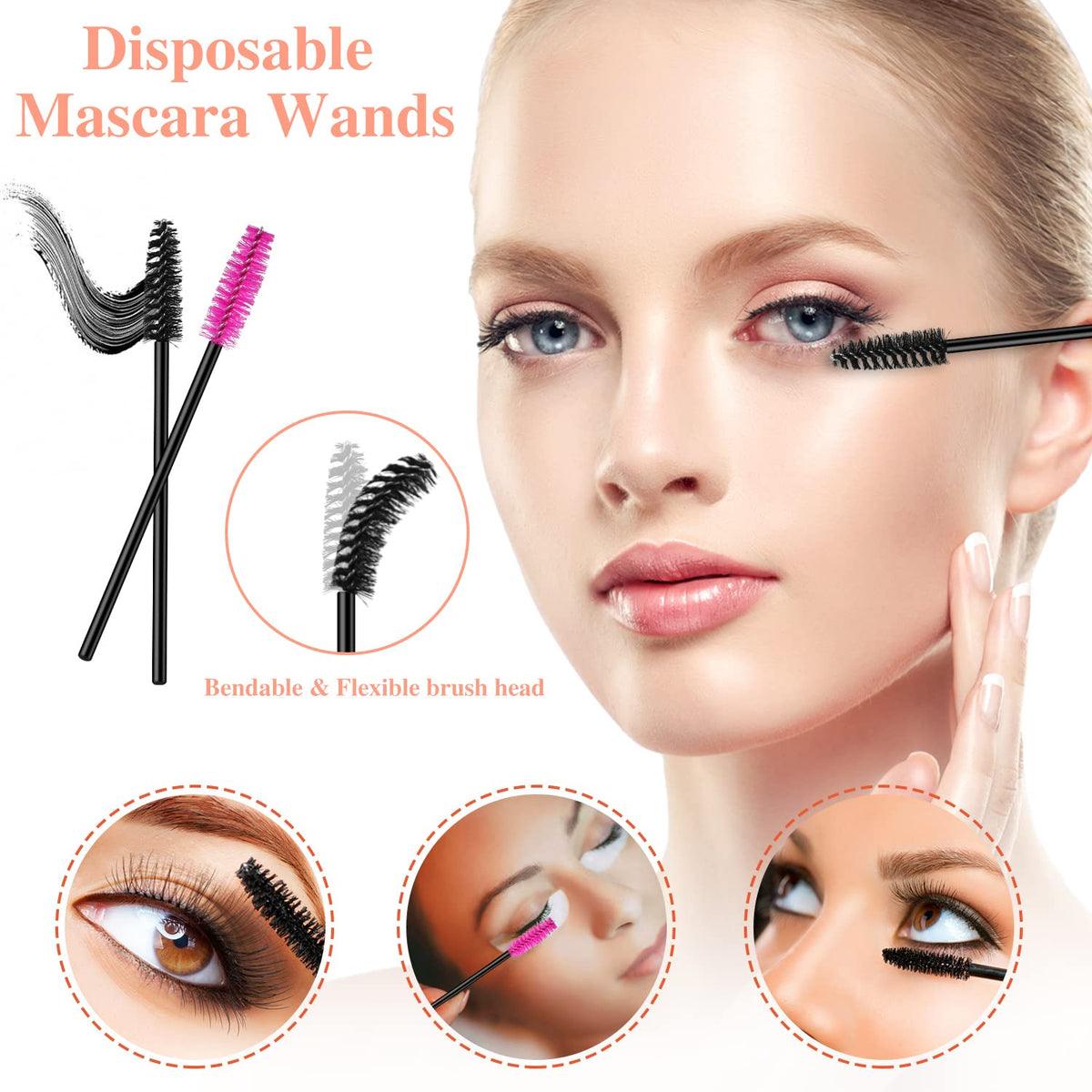 270 PCS Disposable Makeup Applicators Tools Kit, Makeup Artist Must Haves 70 Disposable Eyeliner