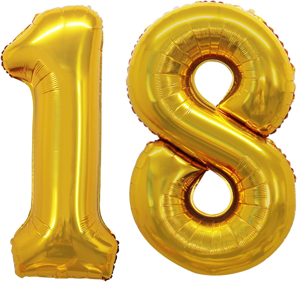 GOER Number 18 Balloons for 18th Birthday Sweet 18 Party Decorations,42 Inch Jumbo Foil Helium 81