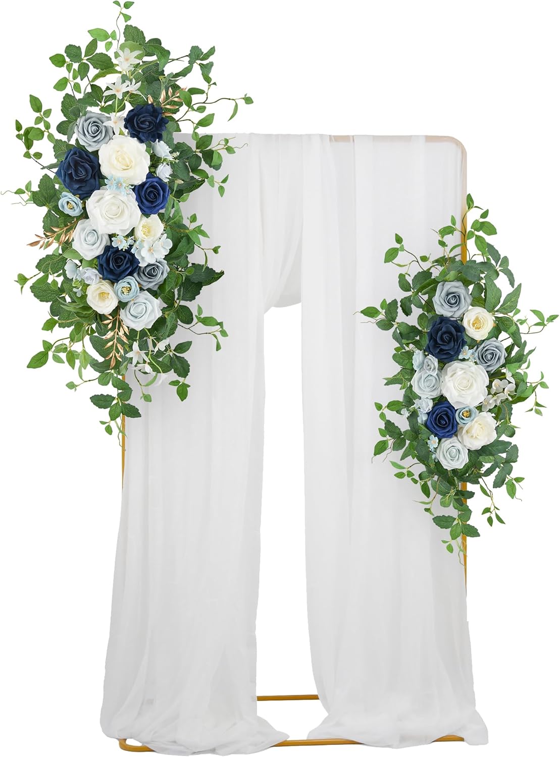 Arch Flower Kit of 2 - Artificial Floral Swag for Wedding Welcome Sign, Reception Ceremony Signs