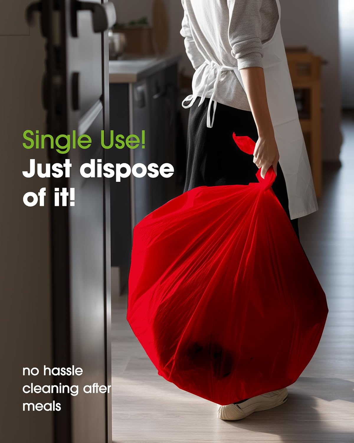 Pureegg Plastic Table Cloth Disposable 10 Pack, 54 x 108 Inch Table Cloths, Valentines Day