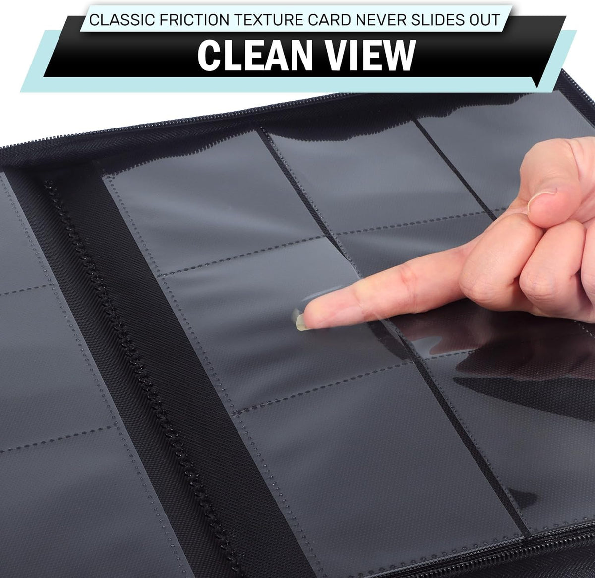 9 Pocket Card Binder, 540 Pockets Trading Card Binder, Double-sided Side Loading Collection Binder