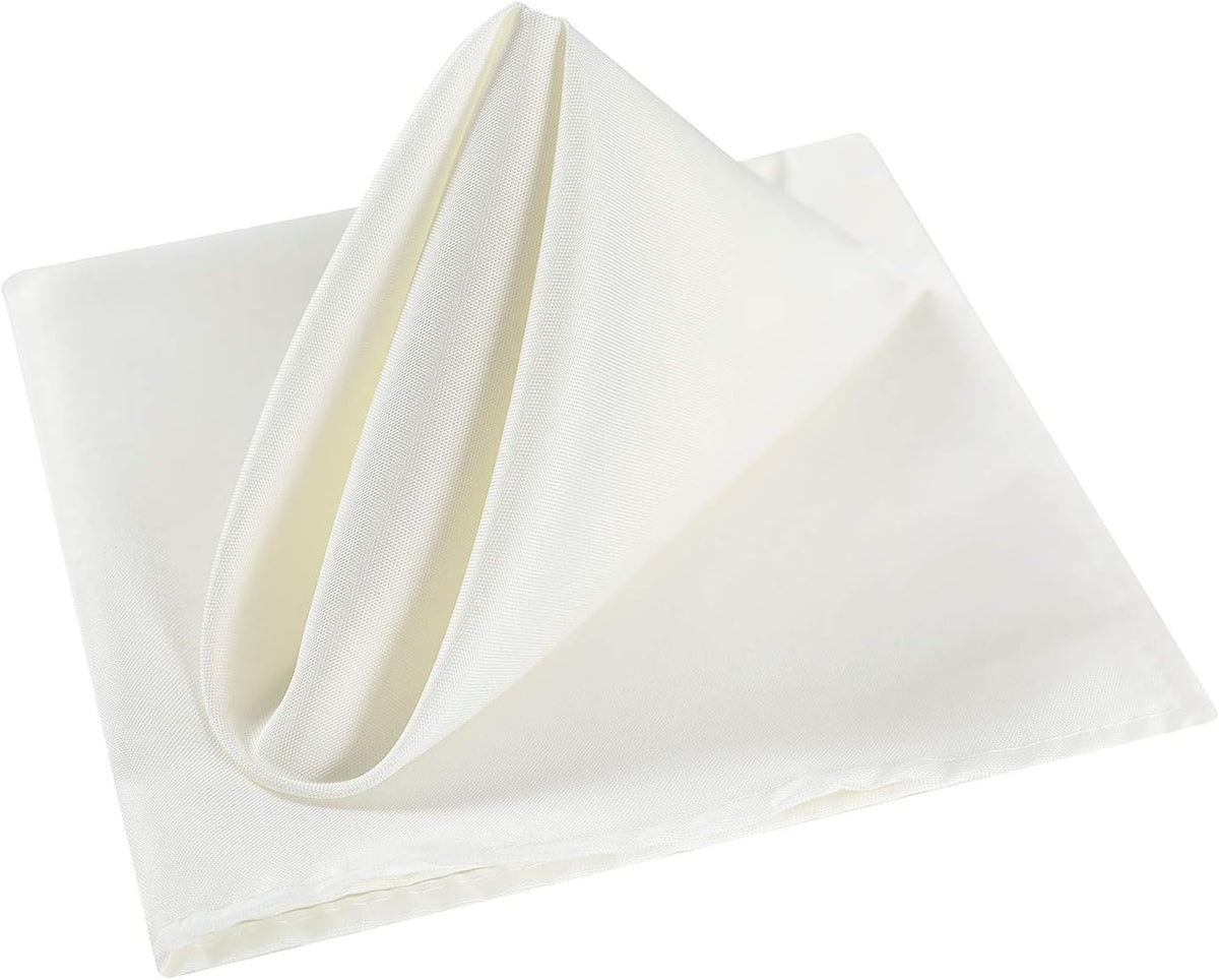 Cloth Napkins 17x17 inch Washable Polyester Dinner Napkins Soft Table Napkins for Wedding Party