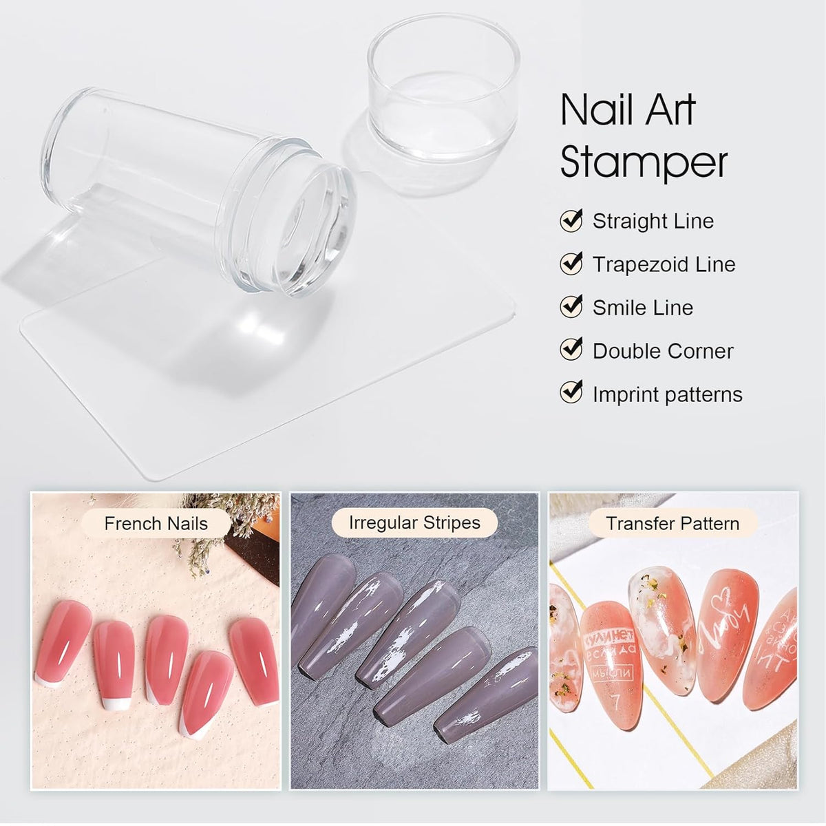 8 Colors Nail Stamping Polish Gels +5Pcs Stamp Print Templates+A set of Stamper with Scraper