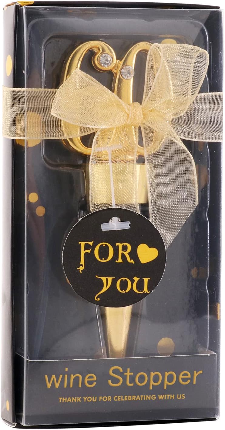 24 Pack 60 Birthday For Guests Wine Cork Beer Wine Cork champagne Bottle With Gift Box For Wedding