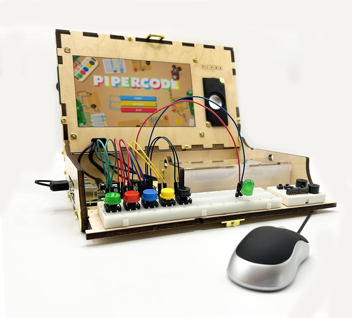 Piper Computer Kit: Award-Winning Build-A-Computer Age 8+ STEAM Learning, with Raspberry Pi