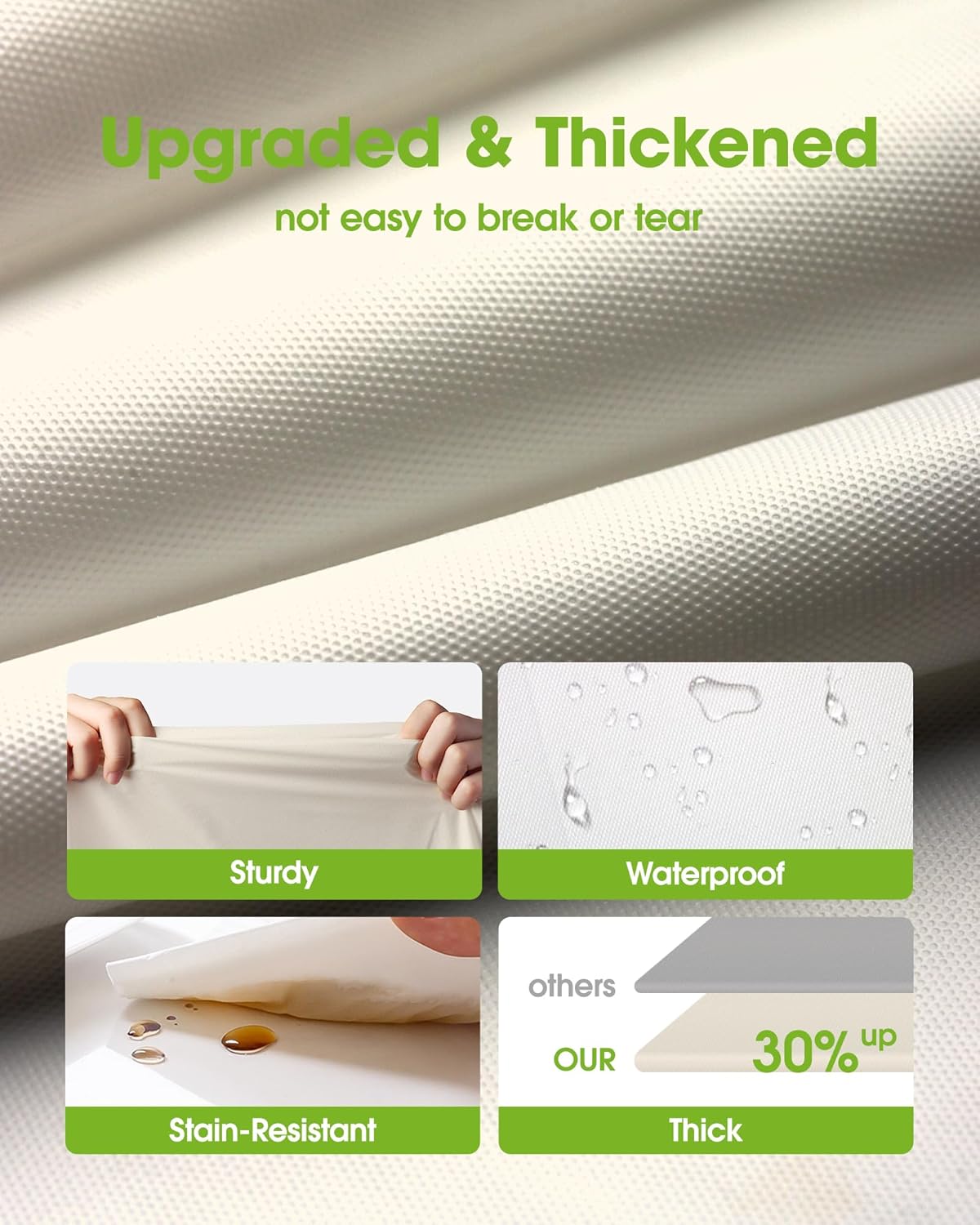 Pureegg Plastic Table Cloth Disposable 10 Pack, 54 x 108 Inch Table Cloths, Party, Wedding
