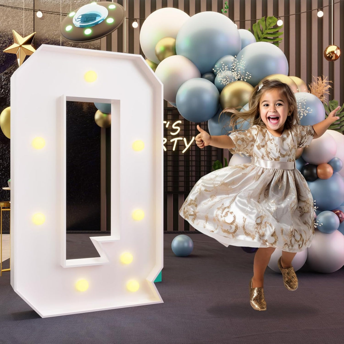 imprsv Marquee Light Up Letters, 3FT Marquee Letters for Birthday Baby Shower Wedding Decorations