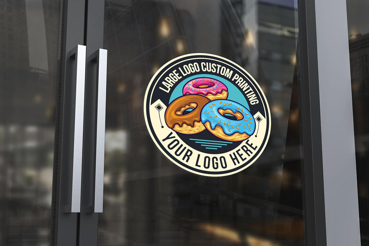 Large Custom Vinyl Decals – Full Color Personalized Sticker Decals Printing | Custom Business Logo