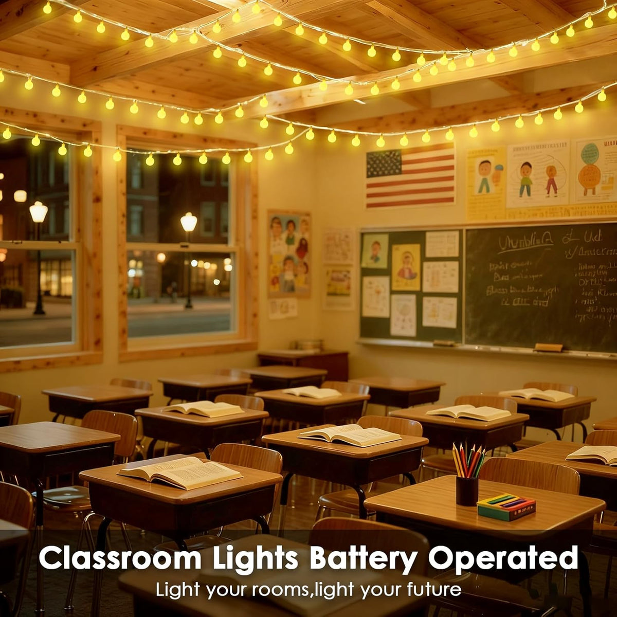 2 Pack Battery Operated String Lights - 52FT 120 LED Globe Fairy Lights with Remote, Waterproof