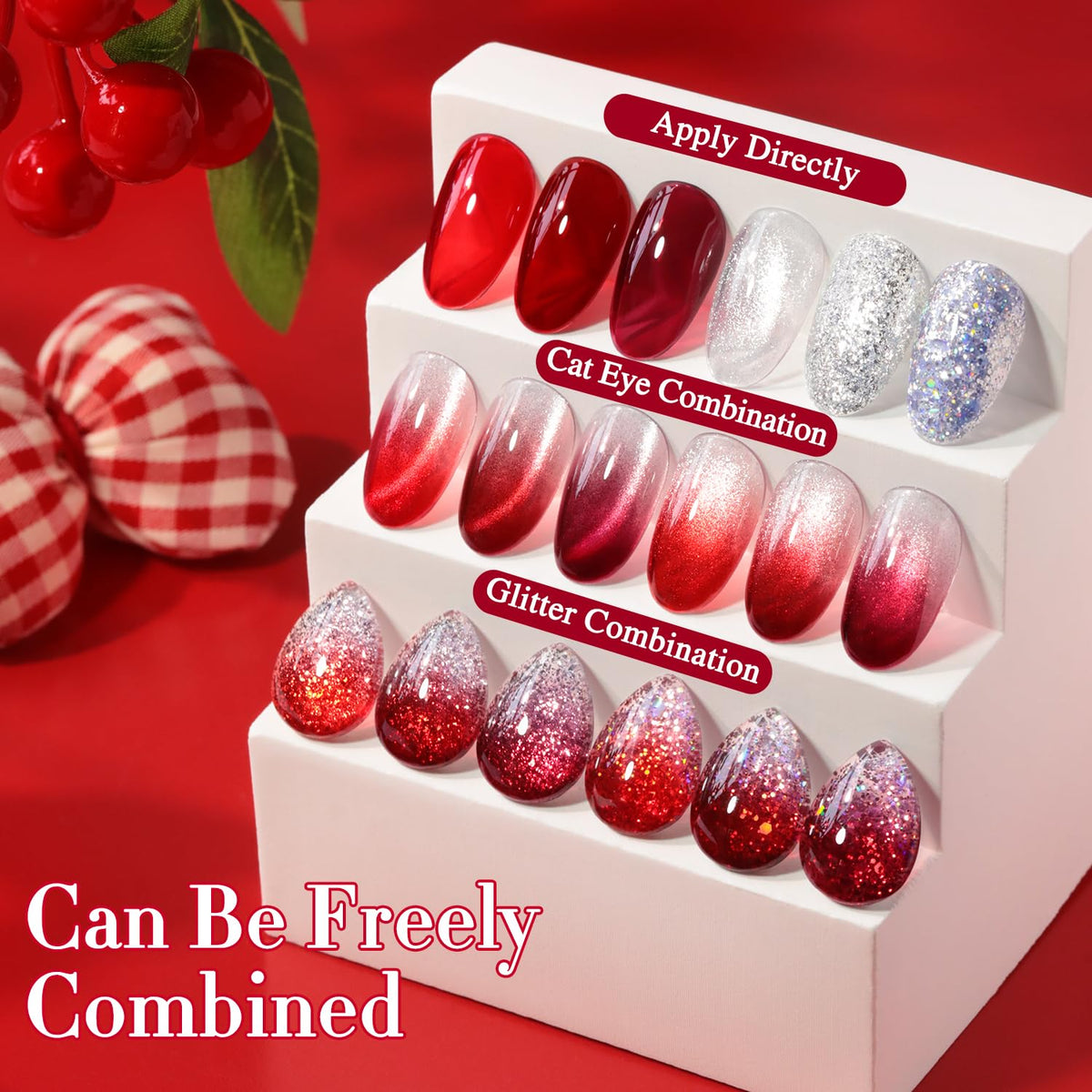 Double Rhythm 6 Pcs 15 ML Gel Polish Set Same Color Same Bottle Soak Off Gel Polish Kit Nail Art