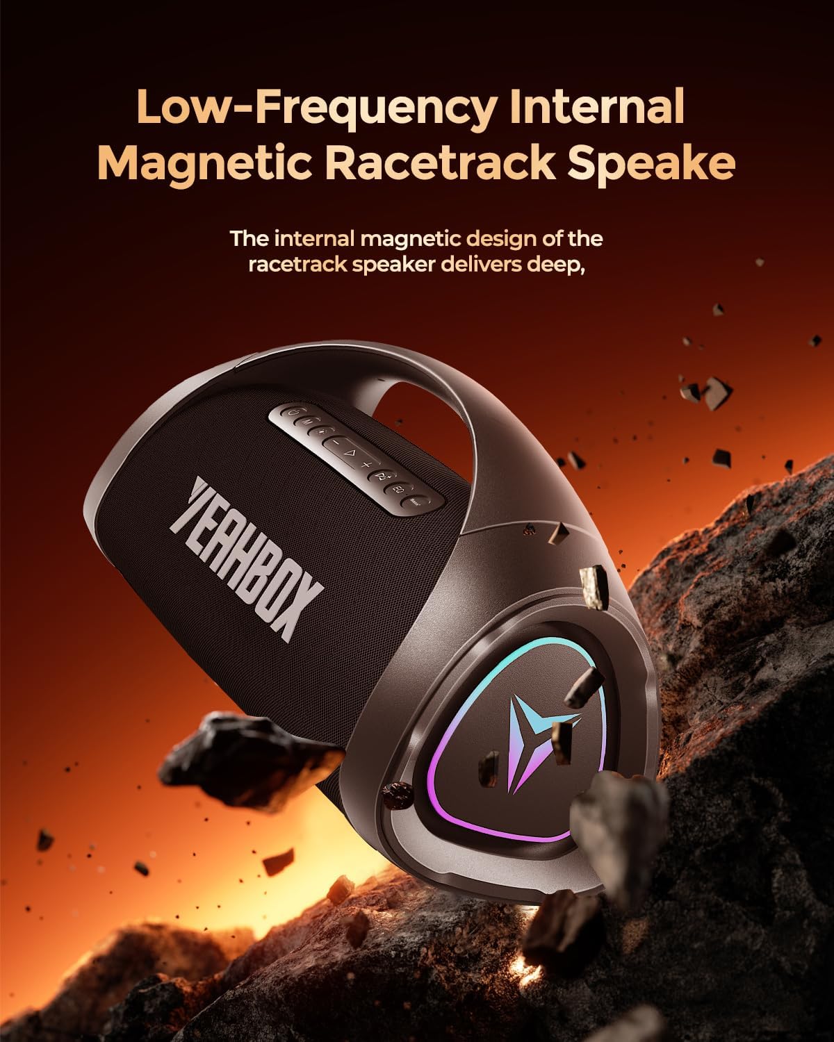 Sonic Boom MAX 300W Max Large Bluetooth Speaker Loud, Massive Bass, IPX66 Waterproof Party Portable