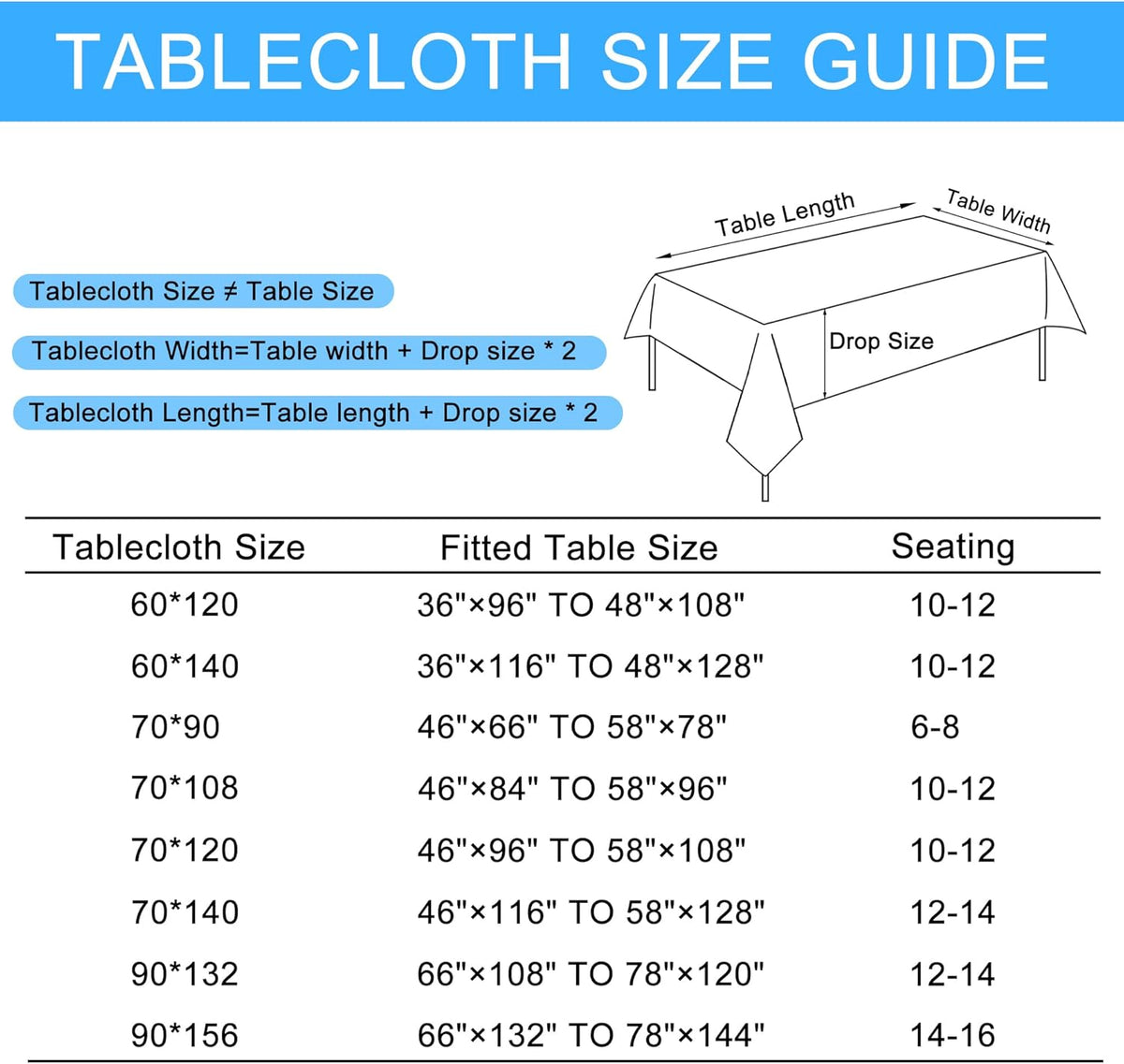 Hiasan 2 Pack Faux Linen Rectangle Tablecloth - Wrinkle and Stain Resistant Washable Table Cloth