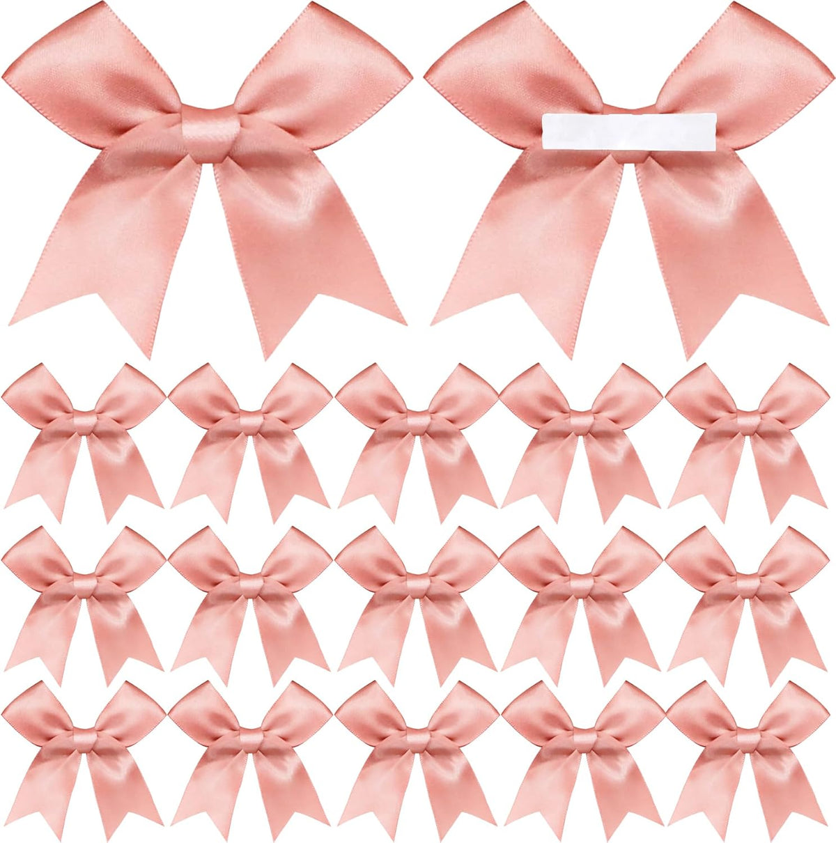 50 Pieces Gift Wrap Bows Premium Satin Ribbon Bows 3.3 Inch Craft Bows for Gift Wrapping DIY Treat