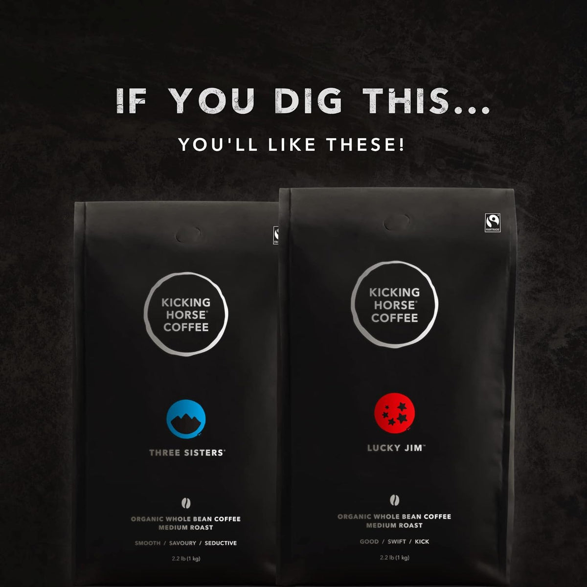 Kicking Horse Coffee, Smart Ass, Medium Roast, Whole Bean, 2.2 Pound - Certified Organic