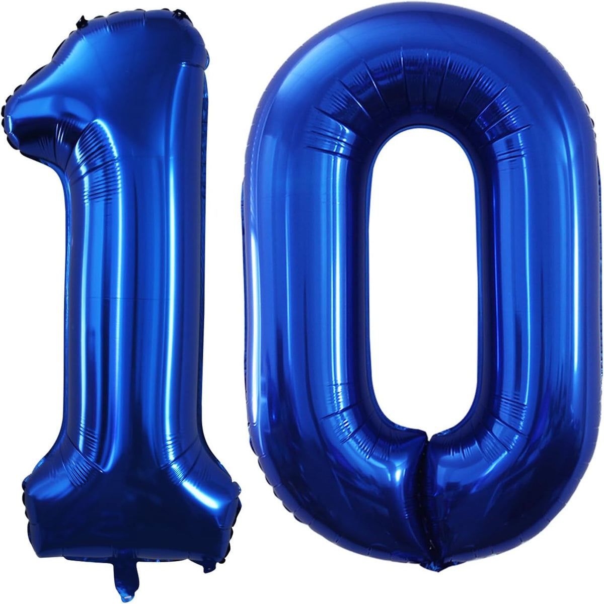 GOER Number 10 Balloons for 10th Birthday Party Decorations,42 Inch Jumbo Foil Helium Balloons for