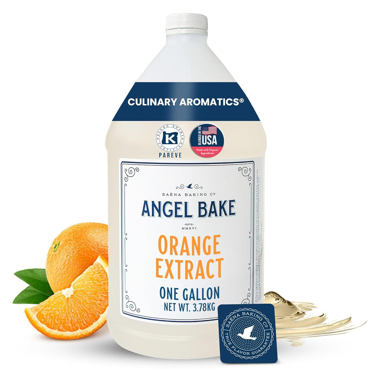 Pure Valencia Orange Extract 5X - Natural Essence for Beverage Formulations, Bulk Manufacturing