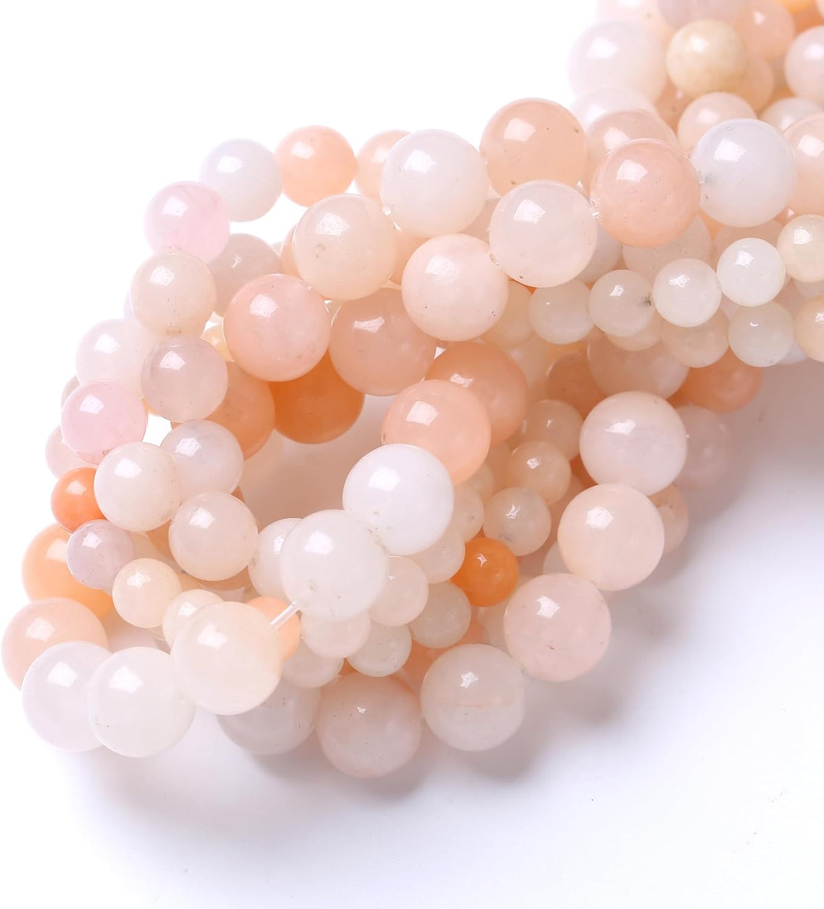 Streamer Powder Stone Beads for Jewelry Making DIY Craft Gemstone Beads Kit (6mm, 60pcs) Cosmic