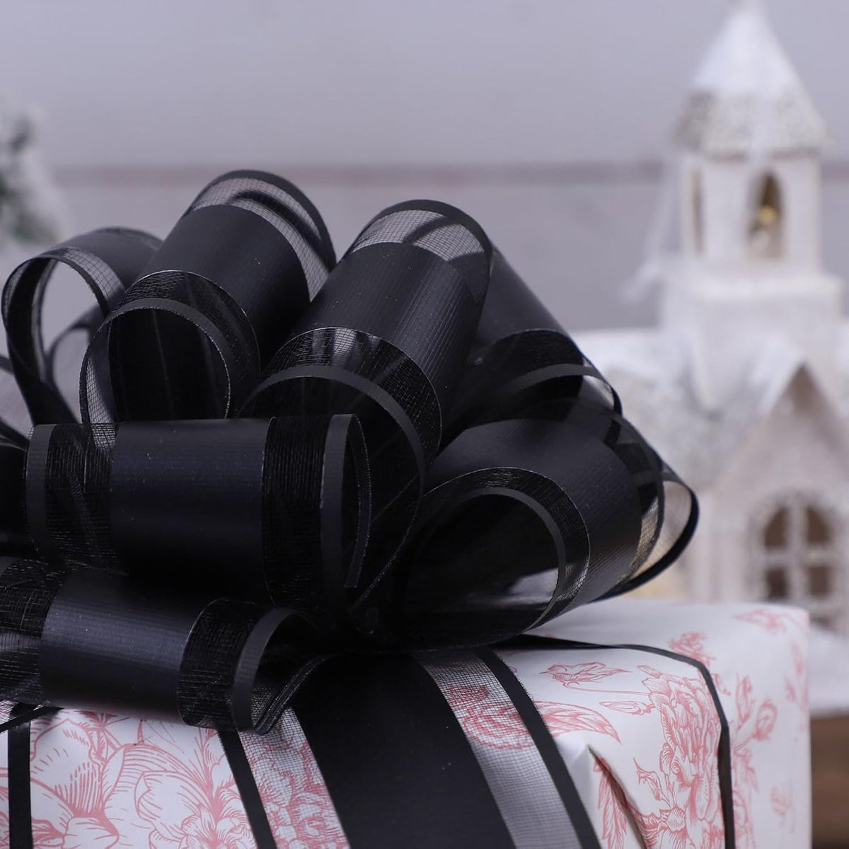 6Pcs 6inch Pull Bow Gift Wrapping,Pull Bow For Gift Basket, Gift Bag Box Wrapping Decor, Valentines