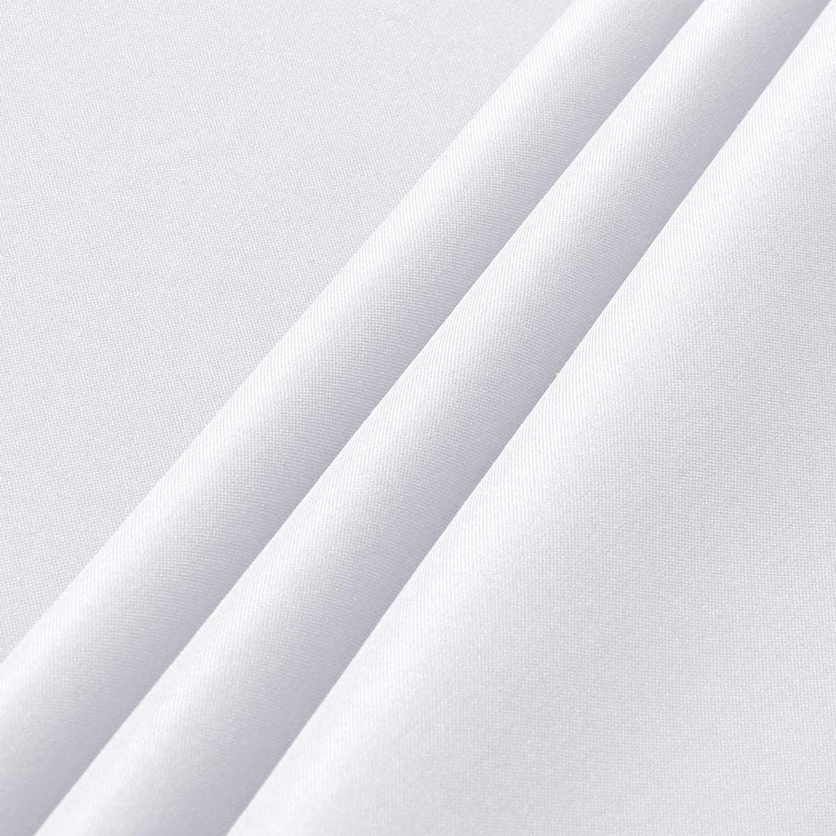 sancua 8 Pack White Tablecloth 60 x 120 Inch, Rectangle Table Cloth for 8 Feet Tables - Stain and