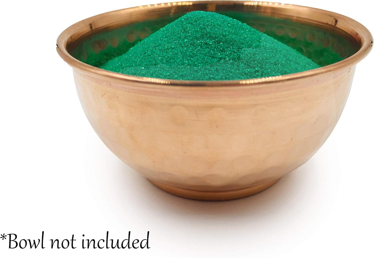 Green Sand - Fine Sand for Zen Garden, Resin Incense Burner, Smudge Bowl, Ritual Incense, Cast Iron