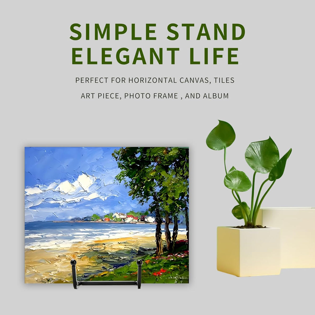 18 pcs 4.5in Plate Stands for Display,Metal Plate Holders Display Stands Can Be Used for Picture