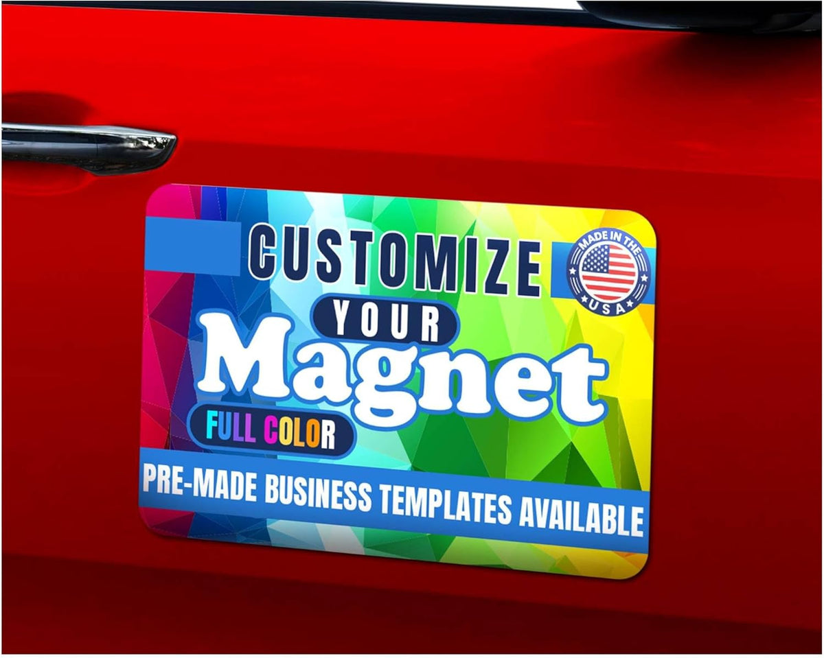 Magnet Me Up Custom Car Magnet for Business – Personalized Magnetic Sign for Cars & Trucks