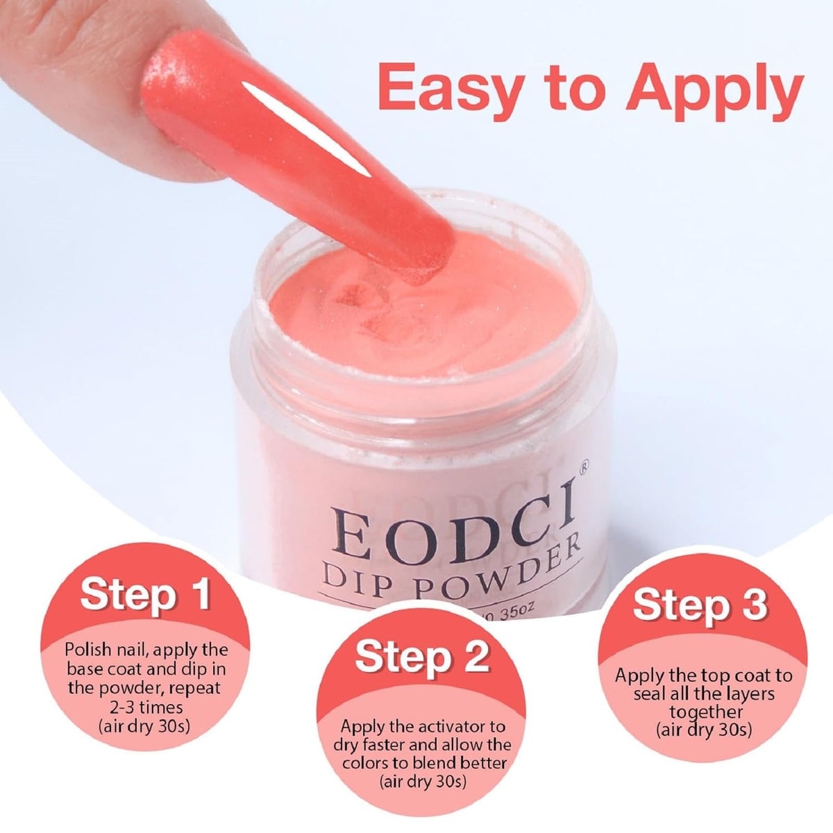 12 Pcs Dip Powder Nail Kit Starter, 6 Colors Jelly Nude Pink Dipping Powder Kit With Base & Top