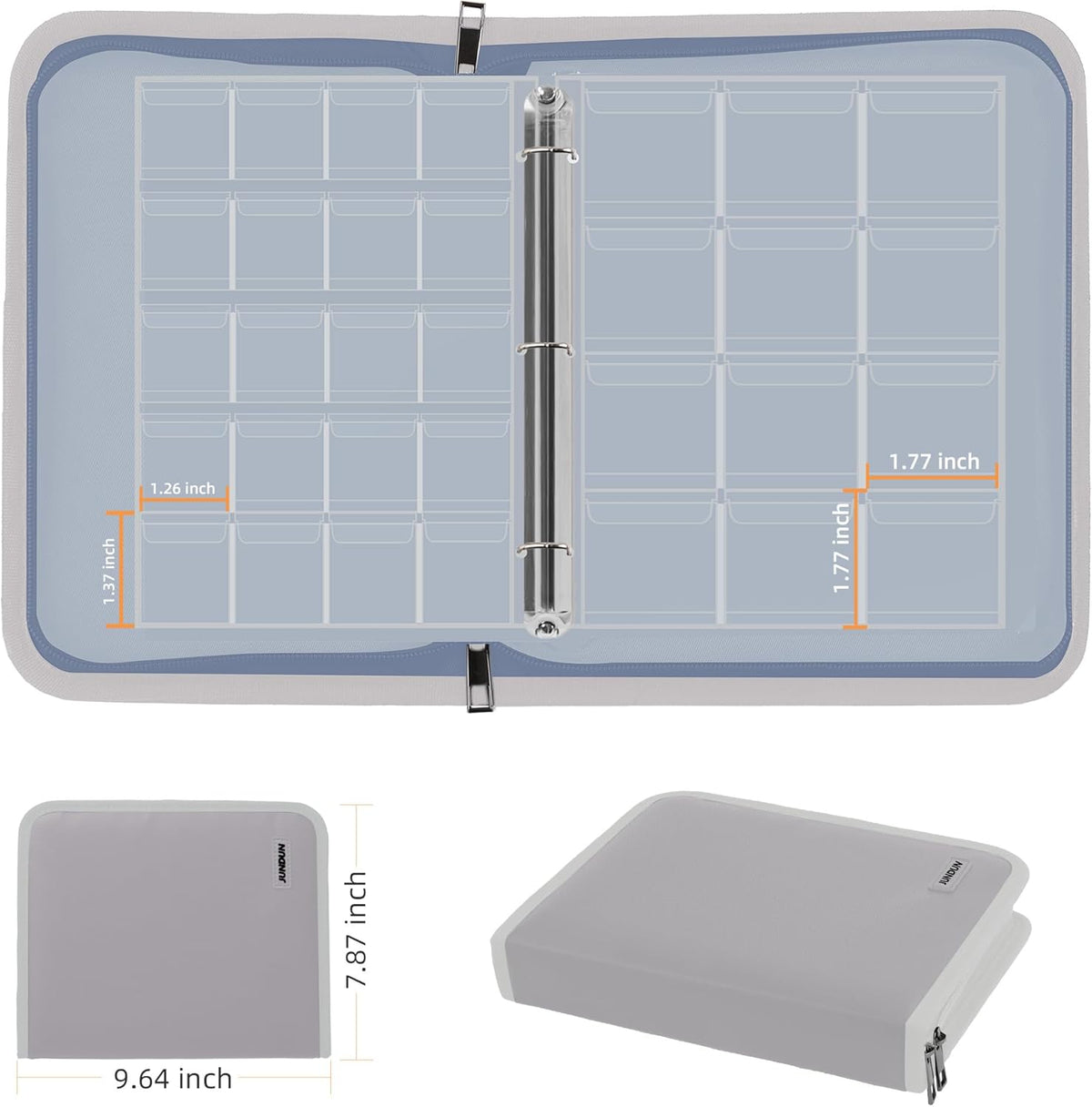 Coin Collection Book for Collector,260 Pockets Fireproof Coin Collection Holder Album,Coin
