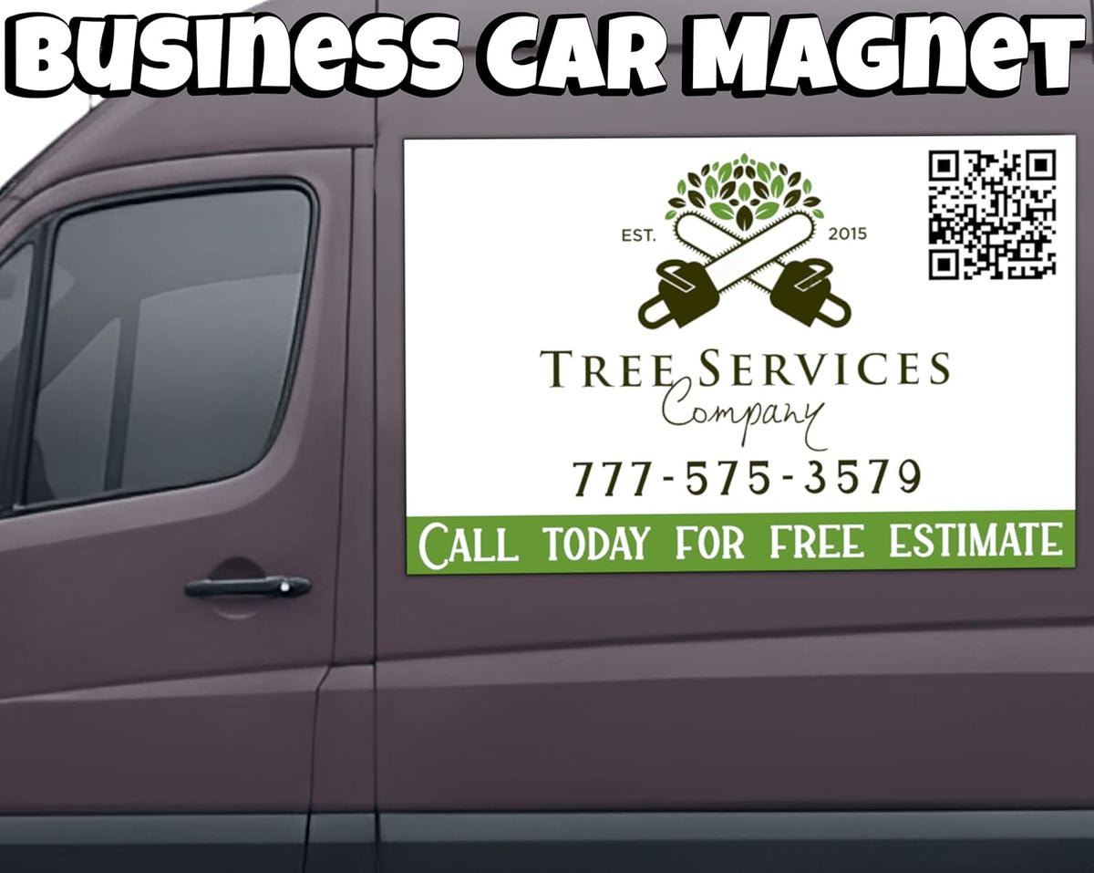 My Happy Customized Gifts Custom and Professional Logo Magnet Sign Personalized Logo for Your Car