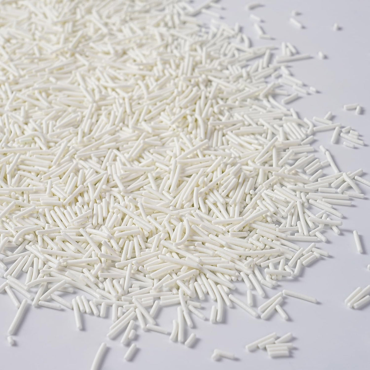 Edible White Sprinkles, White Jimmies Sprinkles, Jimmies for Cake Decorating, Cupcakes, Cake