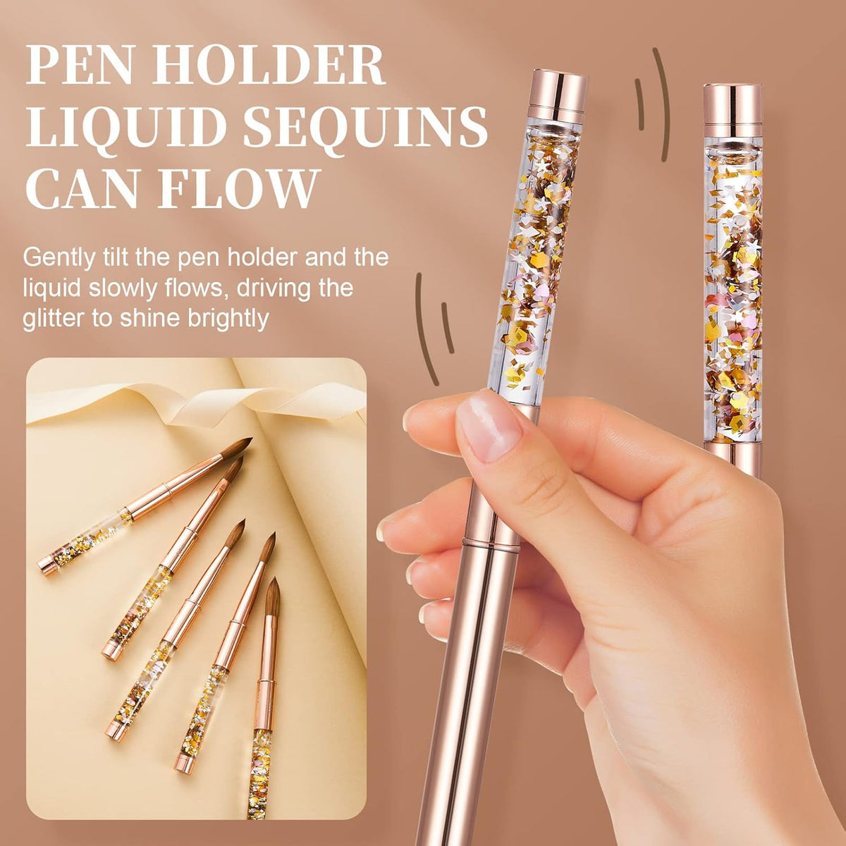 Acrylic Nail Brush Size 10,KEMEISI 100% Pure Kolinsky Nail Art Brushes Sturdy Handle Oval Shaped