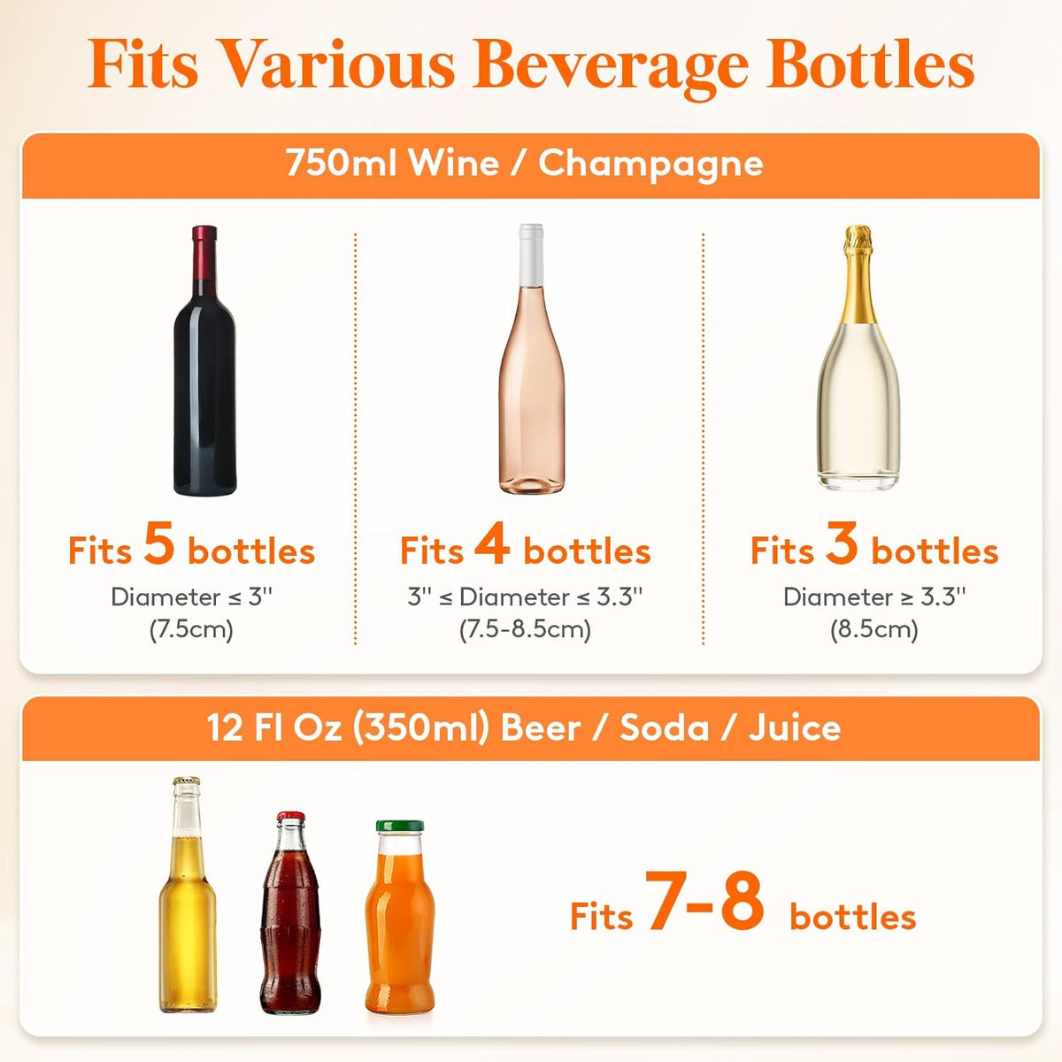 Lifewit 6.5L Ice Bucket for Parties 2 Pcs (in 1 Package), Portable Drink Bucket for Cocktail Bar