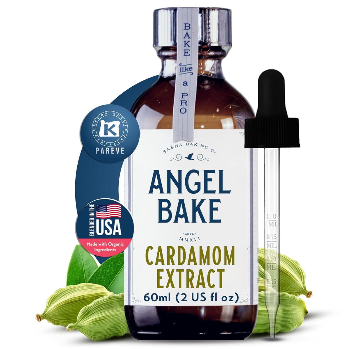Pure Cardamom Extract for Baking and Mixology - Premium Natural Flavoring for Cooking, Desserts