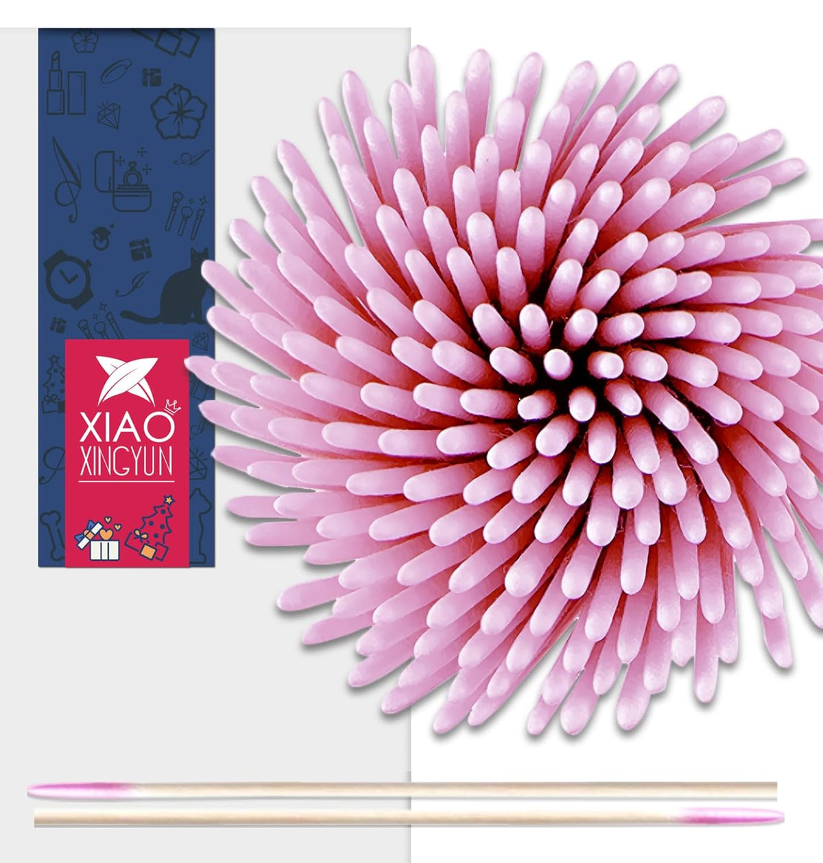 1000PCS Pointed Cotton Swabs - Precision Tip Cotton Swabs - 4 Inch Microblading Cotton Swabs