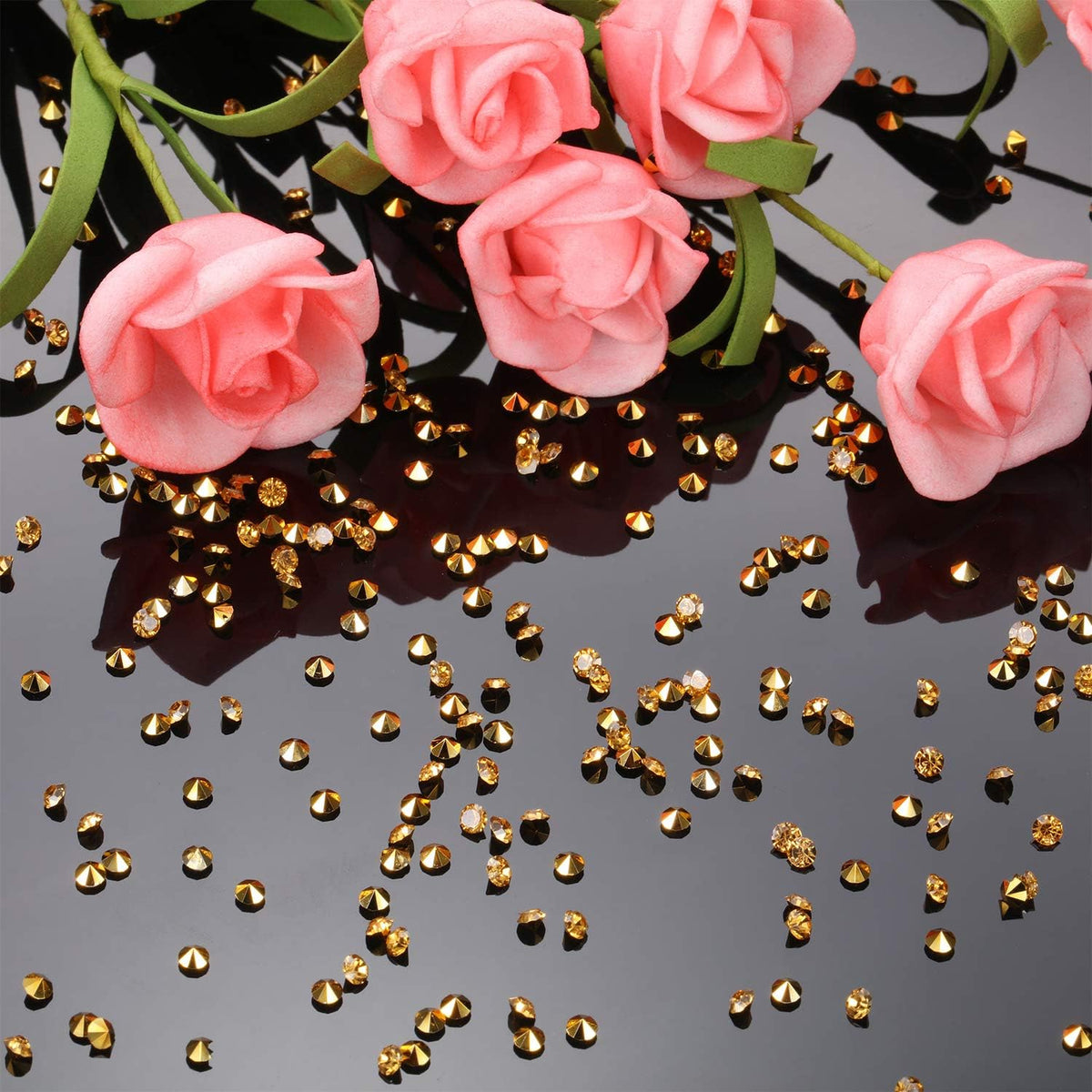 10000 Clear Wedding Table Scatter Confetti Crystals Acrylic Diamonds Rhinestones for Table