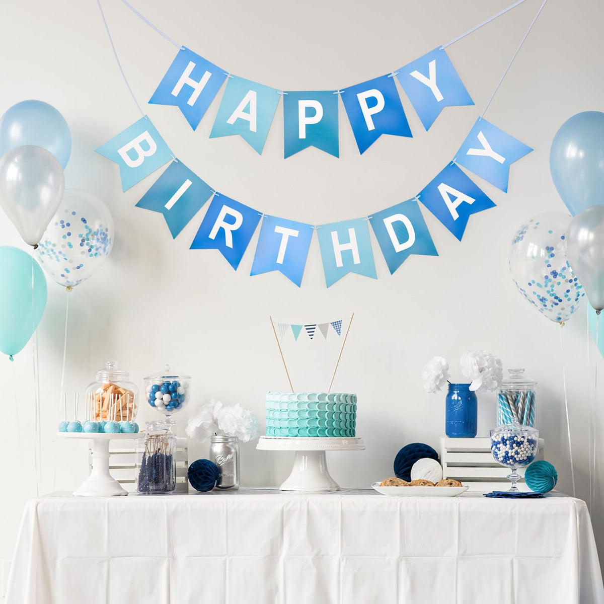 Happy Birthday Banner Birthday Party Banner NO DIY Happy Birthday Sign