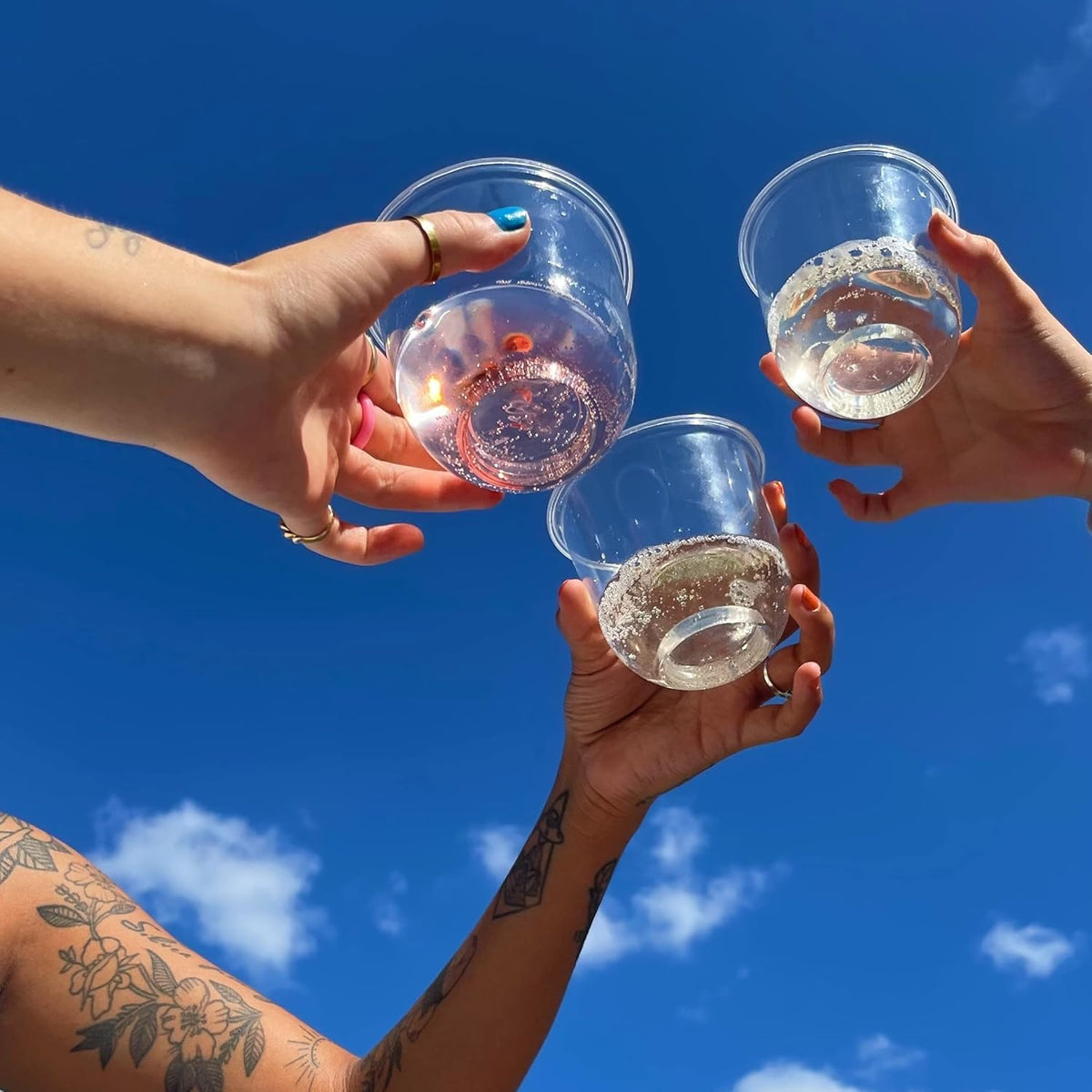 Repurpose Disposable Stemless Glasses, 12oz, 100 Cups, Plant-Based, BPA Free, No PFAS Added