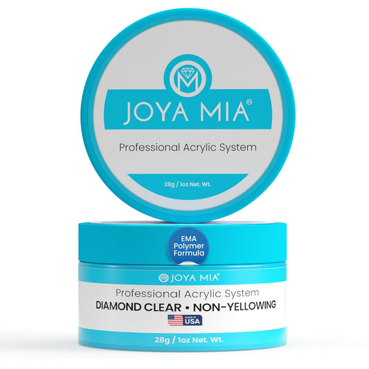 Joya Mia Acrylic Powder for Nails, MMA-Free, Super Adhesion Professional Powder for Flawless &