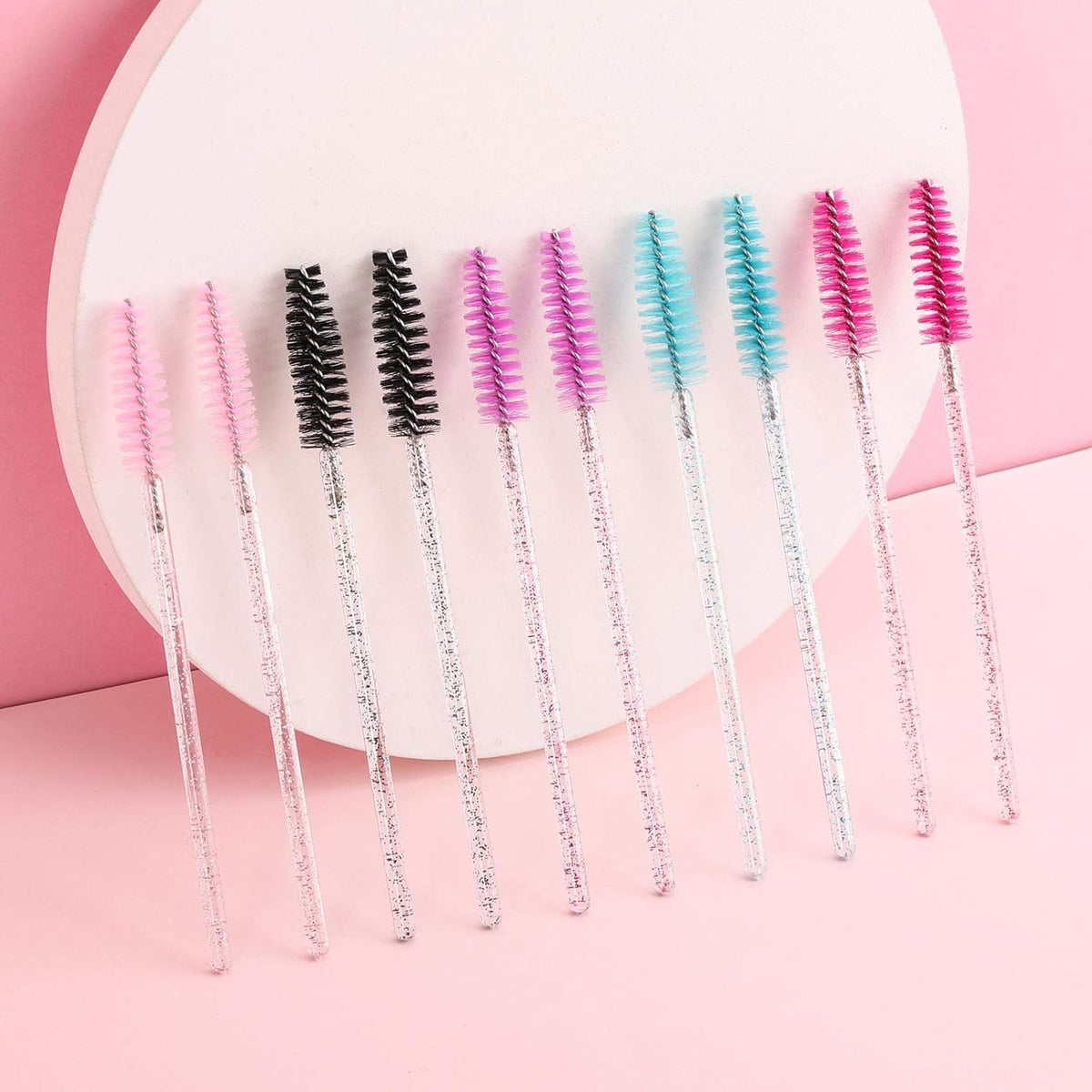Tbestmax 1000 Disposable Mascara Wands Eyelash Brush Spoolies for Eyebrow Eye Lash Extension
