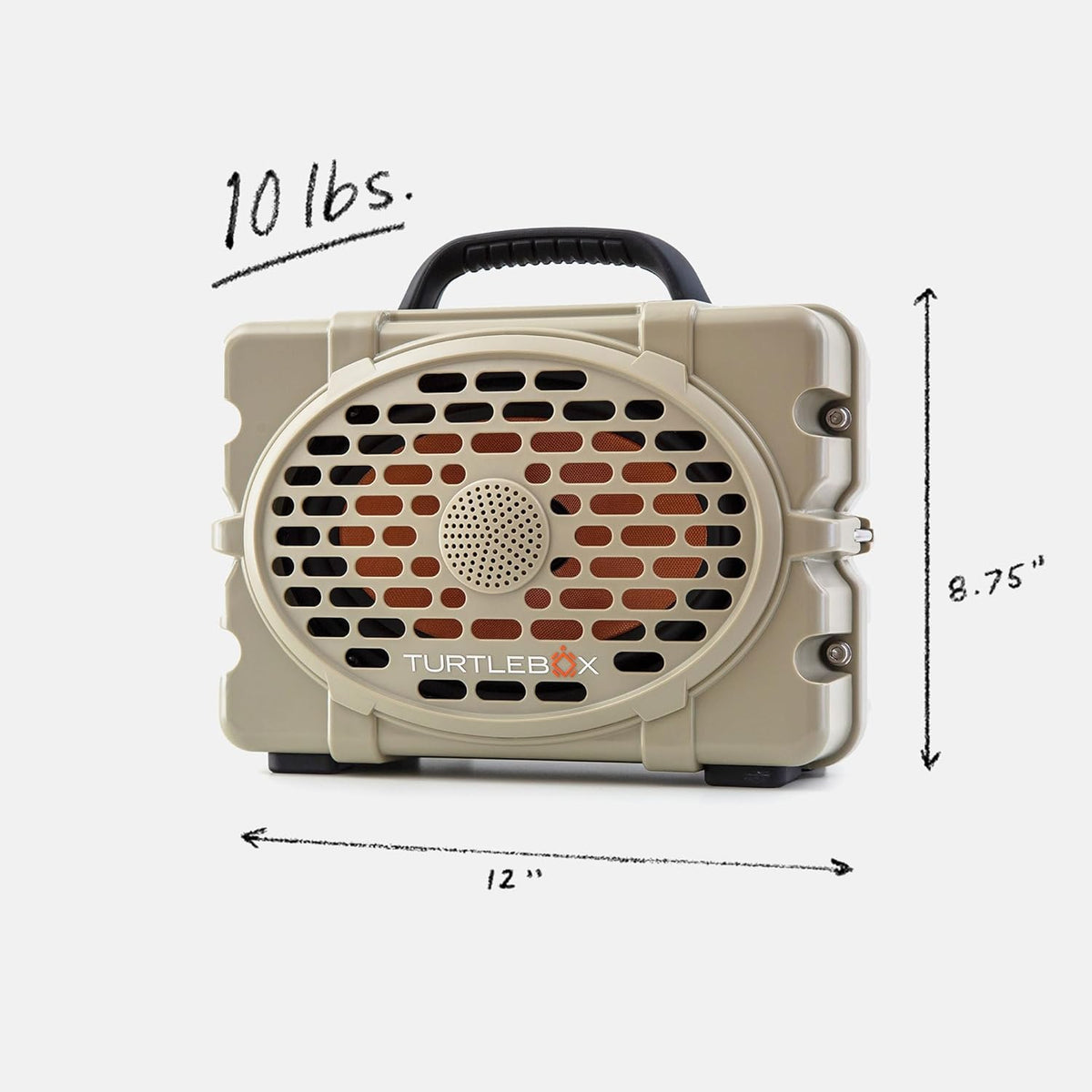 Turtlebox Original Gen 3: Portable Outdoor Bluetooth Speaker – Ultra-Loud (120dB), Waterproof