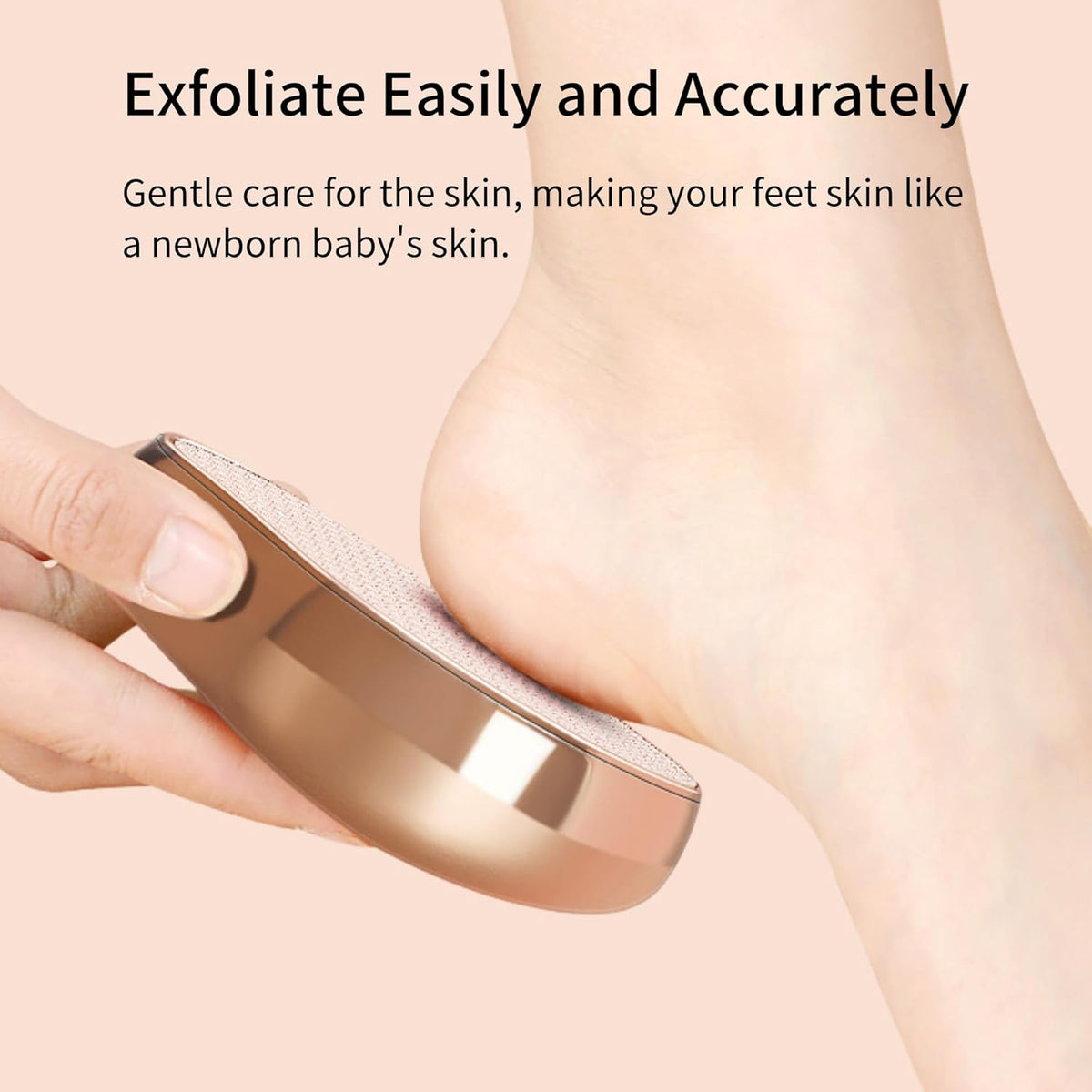 Nano Glass Foot File, Pedicure Tool and exfoliator, Glass Surface, Comfortable Hand and Foot