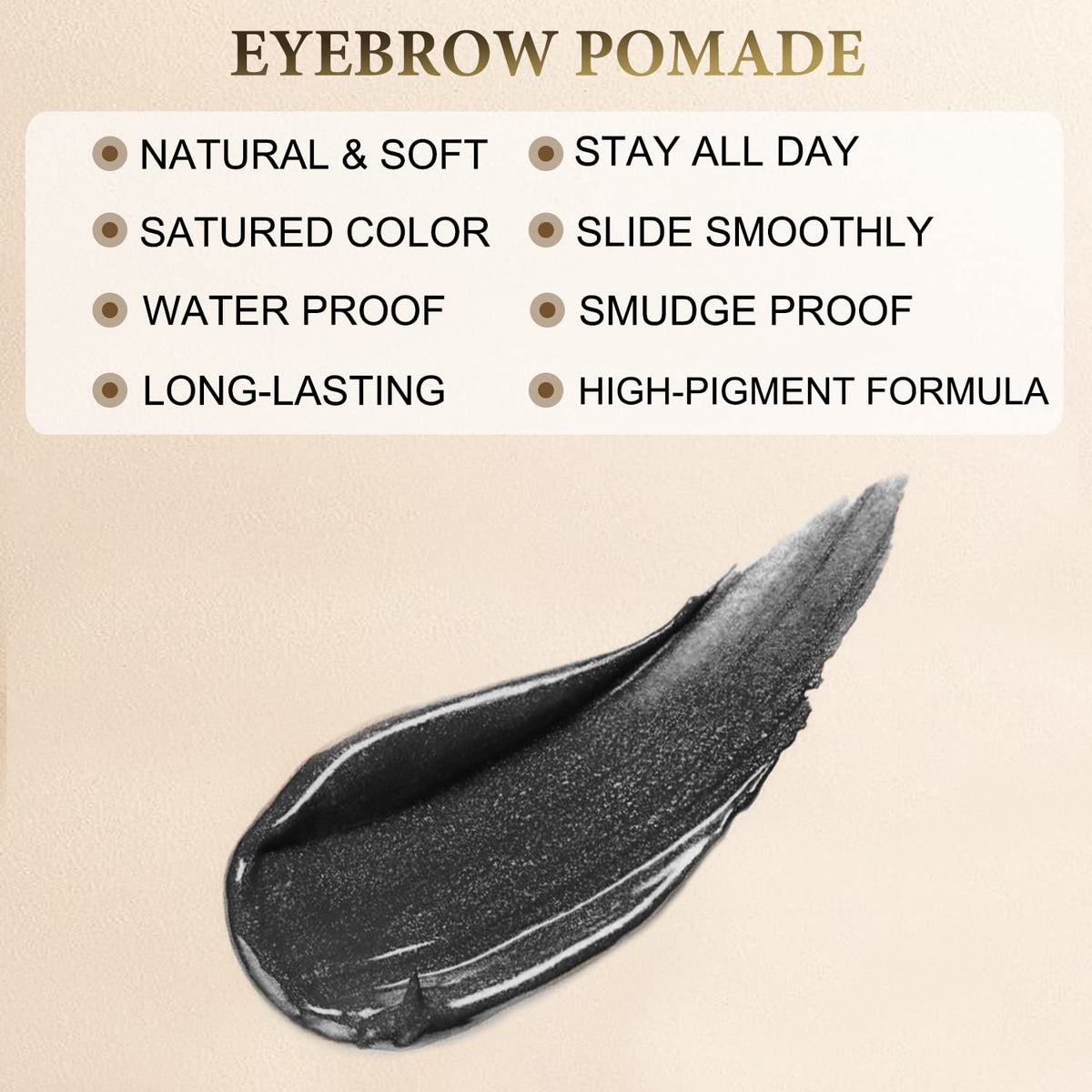 LAVONE Eyebrow Pencil Makeup Kit, with Waterproof 2-IN-1 Microblading Eyebrow Pen, Eyebrow Pomade
