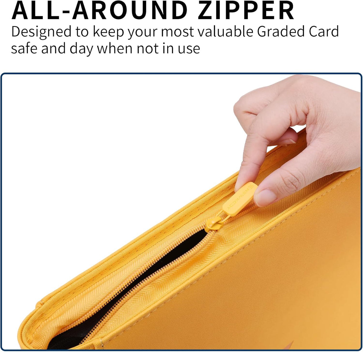 Snekdy premium 1024-pocket trading card binder, 16-pocket cards album, waterproof PU-leather Cover